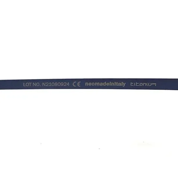 Bioeyes Eyeglasses Frames X1 COL.216 Black Silver Round Half Rim 54-14-145